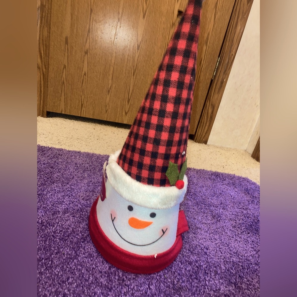 Snowman tree topper